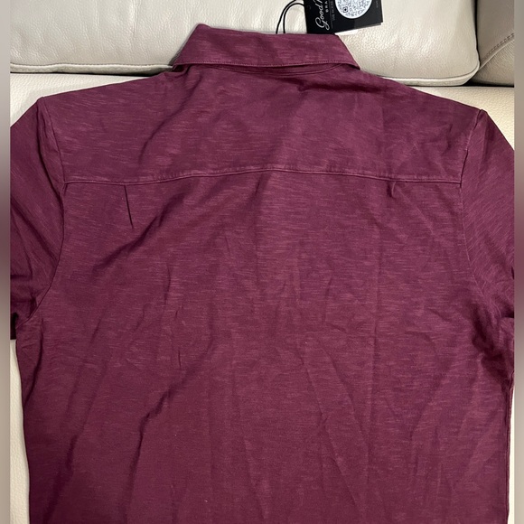 NWT - Good Man Brand Men’s Camp Collar Polo Shirt - Size L - Picture 8 of 10